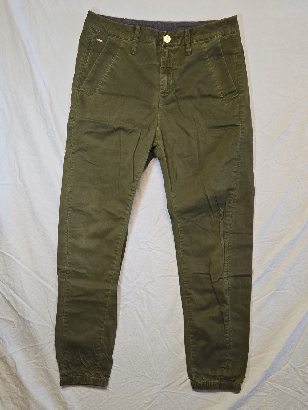 G-Star Raw Olive Green Bronson Boyfriend Trainer Pants